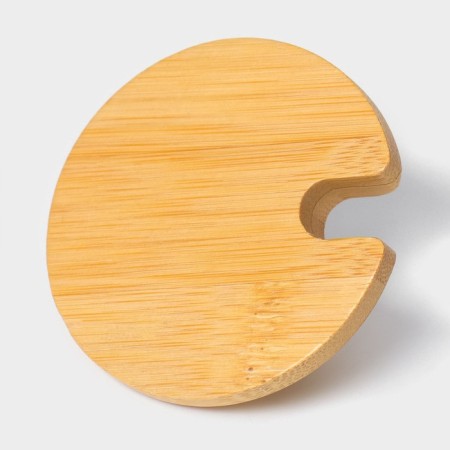 Lid for the tanks of the share, d = 6 cm, with a pen, bamboo-3
