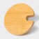 Lid for the tanks of the share, d = 6 cm, with a pen, bamboo