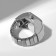 Ring "Time" watch square, color silver