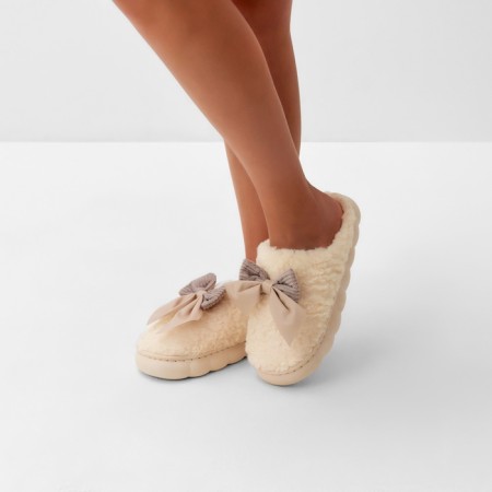 Women's slippers, size 38-39, milk-13