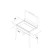 Marbage "Classic 600k" 100.2 x 38 x 69 cm, 2 mm, folding legs, side shelves, lid