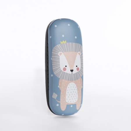 Glasses for glasses, 16 x 3.8 x 6 cm, blue color