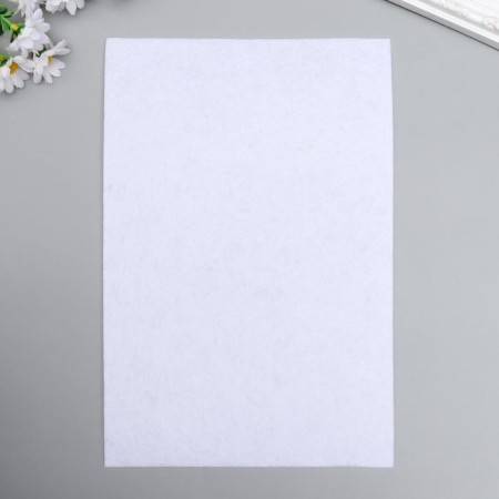 Soft felt 2 mm "white and black" set 4 sheets A4 format format-3