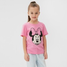 Футболка Disney "Минни", рост 86-92 (28), розовый