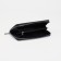 Male purse with zipper, department for bills, for maps, for coins, black color
