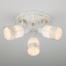 Silvia 3x40W lamp E14 white, gold