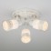 Silvia 3x40W lamp E14 white, gold