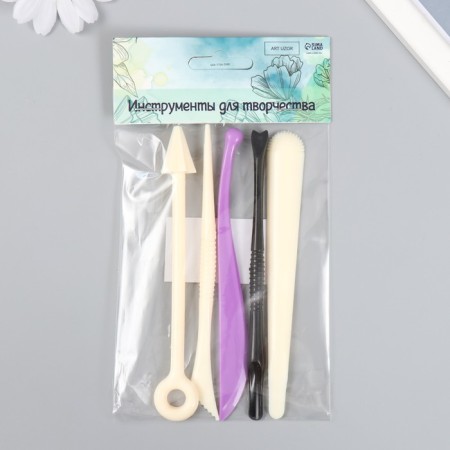 Tools for modeling and giving a set of 5 pcs h = 13.5 cm-3