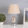 Table lamp "Isolda" 1x40W E27 Shampan 22.5x22.5x38cm