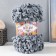 Yarn "Puffy Fine" 100% micropoliester 14.5m/100g (343 gray)