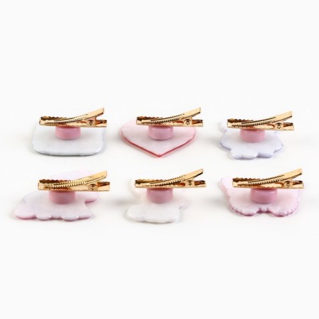 Walking hair clip "Mix"-5