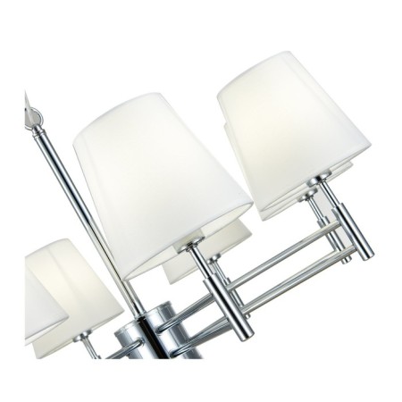Ceiling EVOLUCE lamp. Sle105403-08. Lagoro. 8x40 watts, E14, 72x72x40 cm, chromium color-8