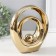 Souvenir Ceramics "Abstraction. Equilibrium" Gold 17.5x6.5x19.5 cm