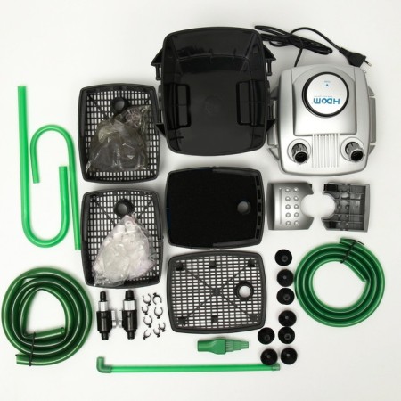 External filter Hidom Ex-1000, 1000 l/h, 22 watts, with a set of fillers and accessories-2