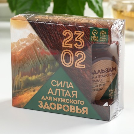 Set "For Male Health": Balm 100 ml., Ginger centers 30 g, herbal tea 20 g. 20 g.-6