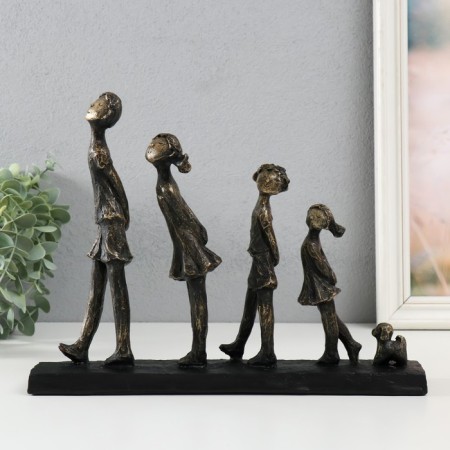 Souvenir Polystone "Funny Company" for metal 30.4x6x22.6 cm-1