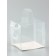 PVC box for desserts 8.5 x 8.5 x 8.5 cm
