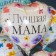 Foil ball 18 “Best mother. Flowers”, heart, 1 pc. In pack.