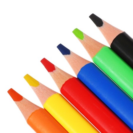Pencils of 6 colors, Carioca "Maxi Tita", plastic, three -sided, neckline 5.0 mm, thickened, impact -resistant-2