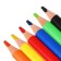 Pencils of 6 colors, Carioca "Maxi Tita", plastic, three -sided, neckline 5.0 mm, thickened, impact -resistant
