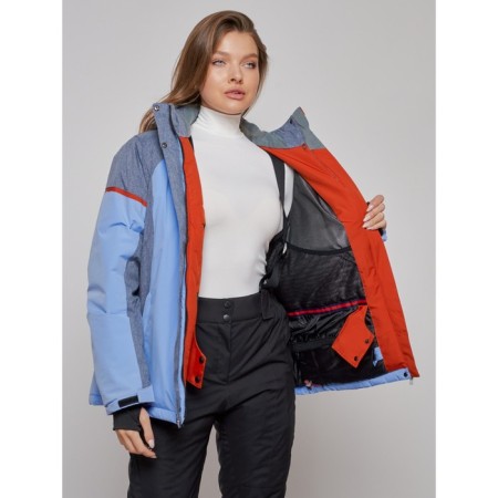 Ski jacket female, size 54, purple color-10