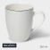 Porcelain mug Magistro La Perle, 350 ml, white color