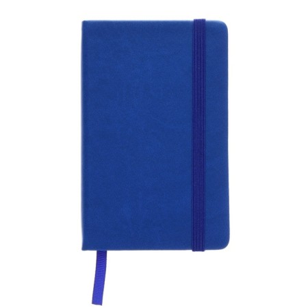 Notepad A6 "Blue Lake", 96 sheets, in a ruler, solid cover, artificial leather, elastic band, pocket, tinted OFSET 70G/m2 block-4