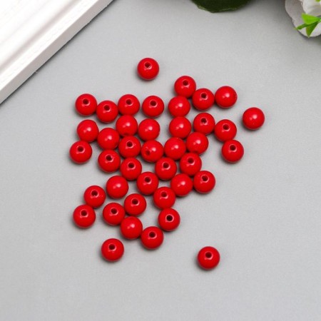 Beads for creativity plastic "Scarlet beads" set17 grams 0.8x0.8 cm-1