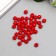 Beads for creativity plastic "Scarlet beads" set17 grams 0.8x0.8 cm