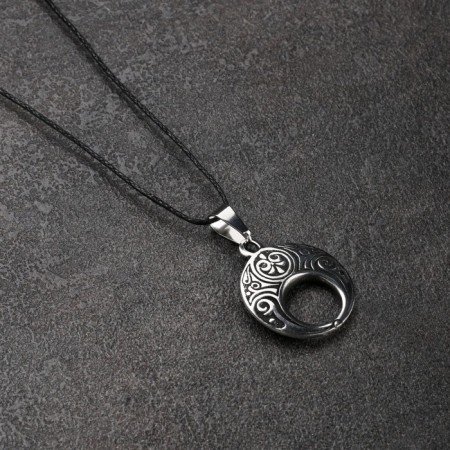 Amulet "Lunnitsa", metal pudter, art casting, 2.5x2.3 cm