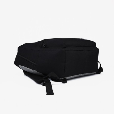 Male backpack on the zipper, Fulldorn, external pocket, mount for the suitcase, black color-2