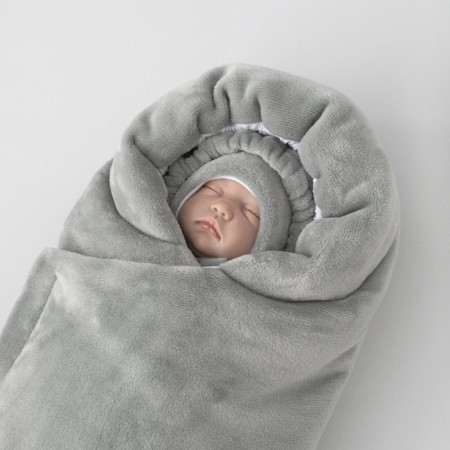 Set for discharge Winter Kinderlitto "Domovyen", 5 items, height 56-62 cm, color gray color-2