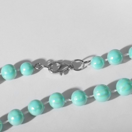 Beads "Classic" brilliance beads, the color of the rainbow green, 45 cm-3