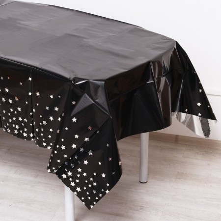 Groundpress "Stars", 137 × 183 cm, silver color-1