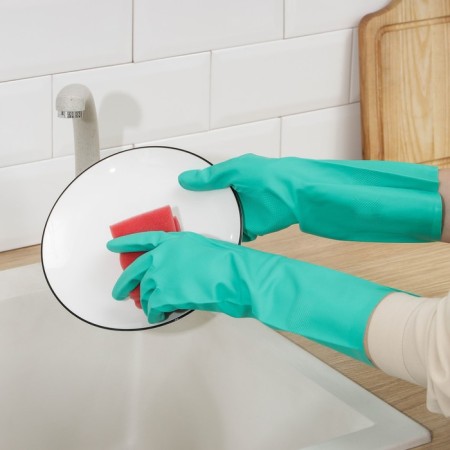 Gloves of household non -repteence shares, particularly resistant, cb spraying, size M-2