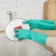 Gloves of household non -repteence shares, particularly resistant, cb spraying, size M