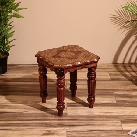 Coffee table 38x38x38 cm, tree shisham