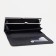 Women's wallet on a magnet, black color
