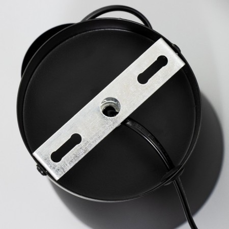 Sconces with a switch on the wire "Claudia" E27 40W black 28x15x20cm-9