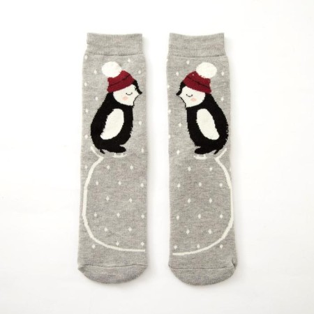 New Year's socks Collorista "Penguins", river 36-40 (23-25 ​​cm)