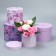 A set of hats for colors 4 in 1, gift packaging, Lavender, 14 x 13 cm - 20 x 17.5 cm