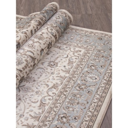 Rectangular carpet Merinos Valencia Deluxe, size 150x300 cm, color Cream-l.blue-2