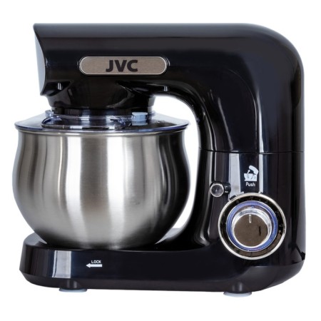 Mixer JVC JK-MX401, Planetarny, 1300 W, 4 L, 6 speeds, 3 nozzles, black-1