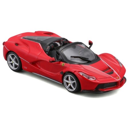 BBURAGO Ferrari Laferrari Aperta, Die-Cast, 1:43 machine, Red color-7