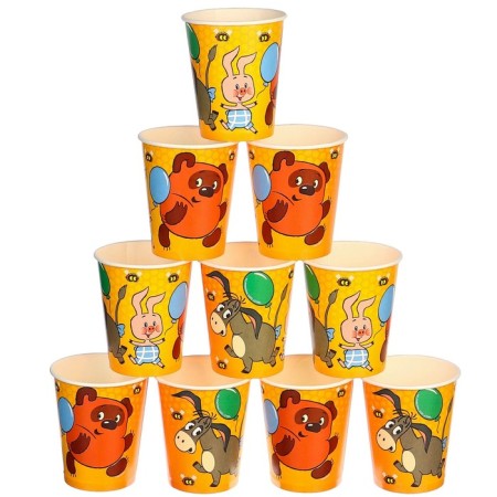 Paper glass "Happy Birthday!", 250 ml, Soyuzmultfilm-5