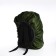 A cover for a backpack 60 liters, with a reflective strip, green color