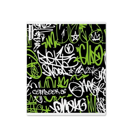 Notebook 96 sheets, cage, Erichkrause, Graffity mix-7