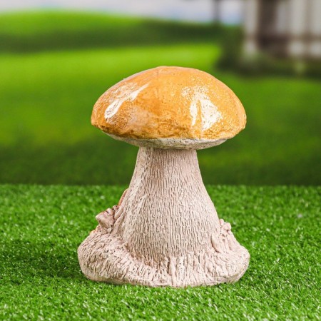 Garden figure "Big Mushroom" security with Bezhev, 17x13x13cm-2
