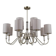 Ceiling light Gerhort G11098/12AB+CL GR, 12x40W, E14, 68x82x82 cm, bronze color