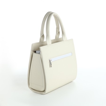 Textura touut bag, small size, white color-2